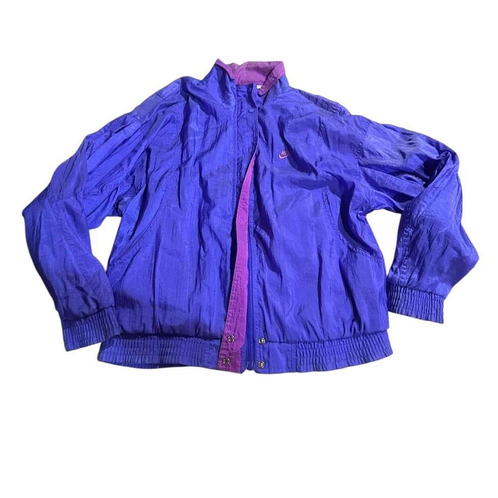Nike Men's Purple and Blue Jacket